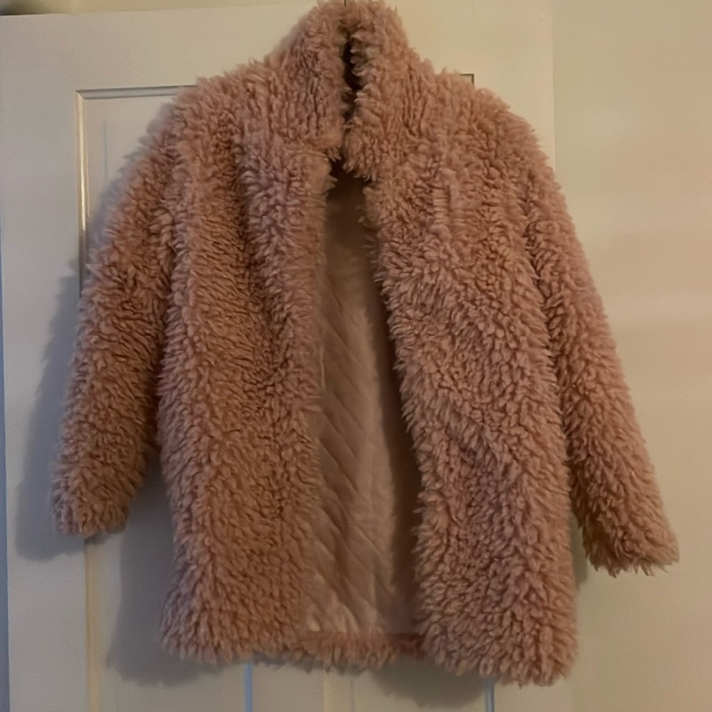 Pink faux jacked